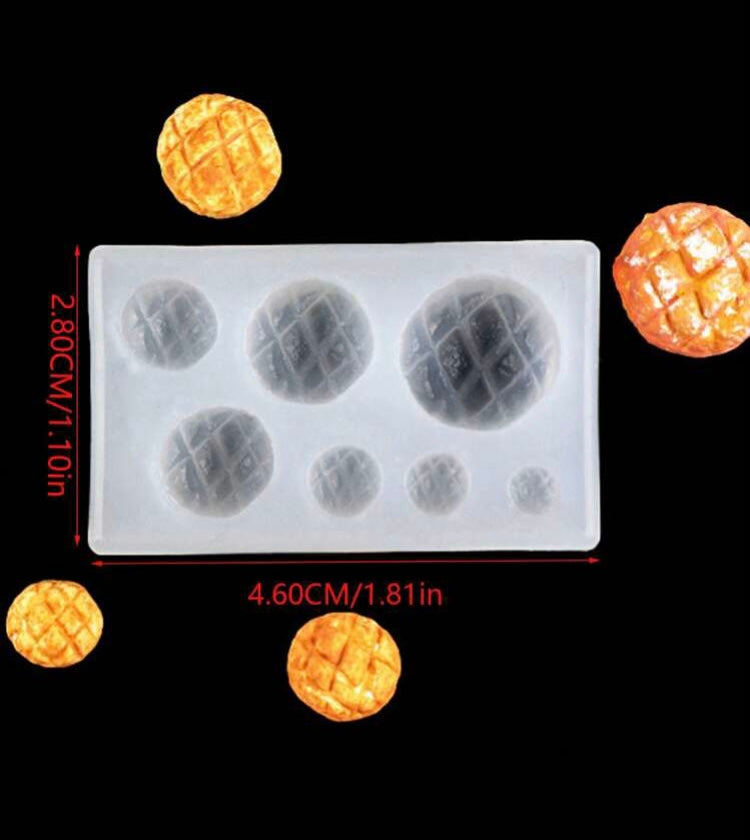 Silicone Molds for UV Resin and Clay - Miniature Dollhouse Foods