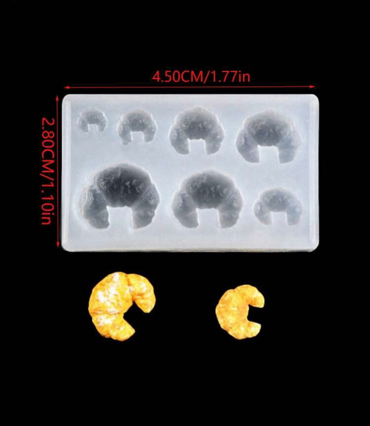 Silicone Molds for UV Resin and Clay - Miniature Dollhouse Foods