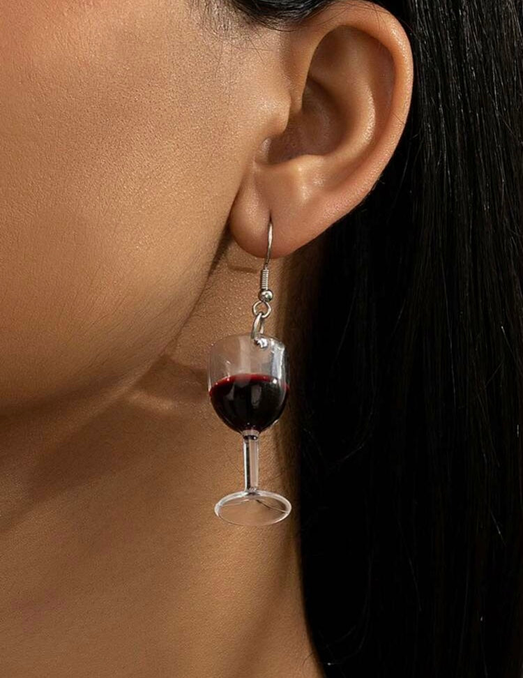 Wine Glass Earrings