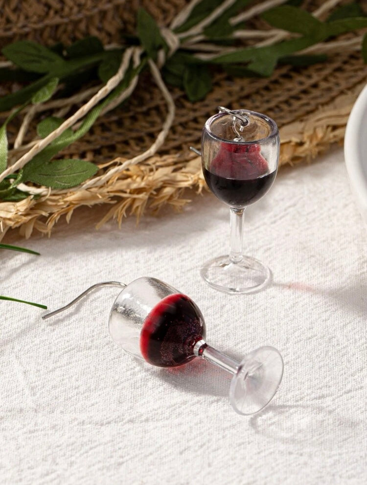 Wine Glass Earrings