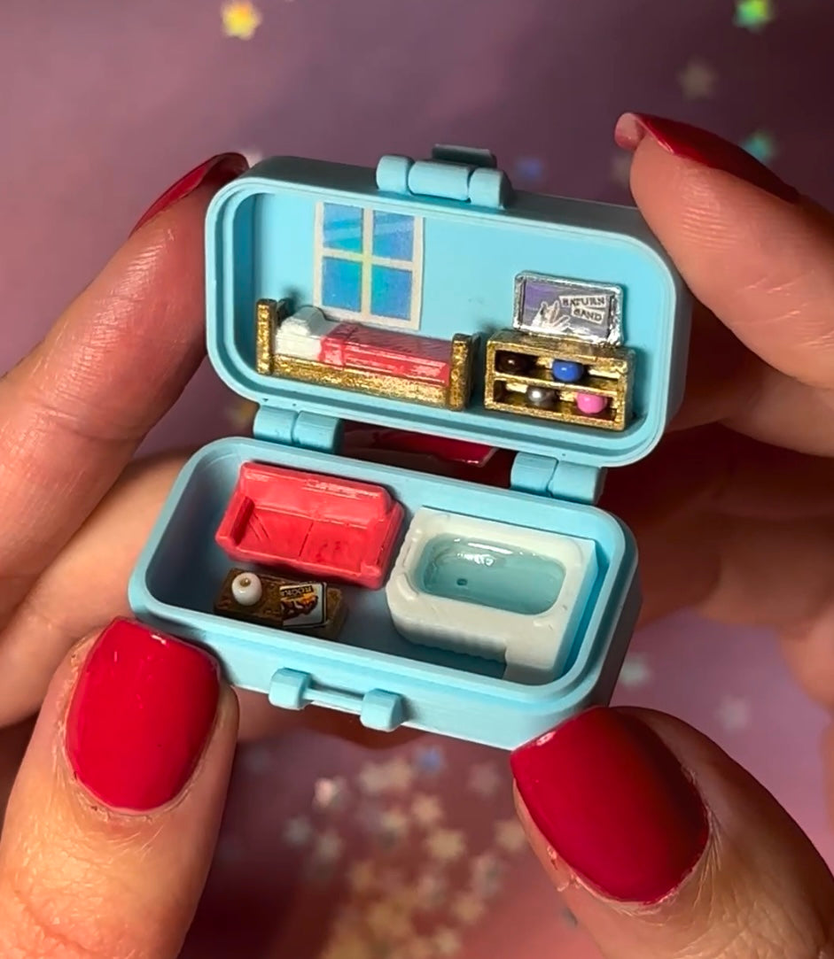 Tiny Dollhouse Travel Case