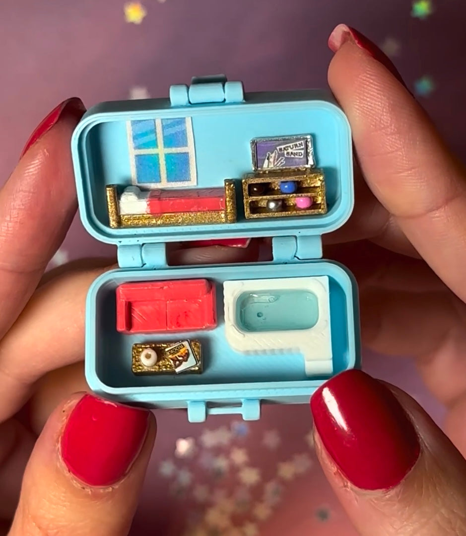 Tiny Dollhouse Travel Case