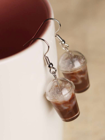 Iced Coffee Frappuccino - Shaker Earrings