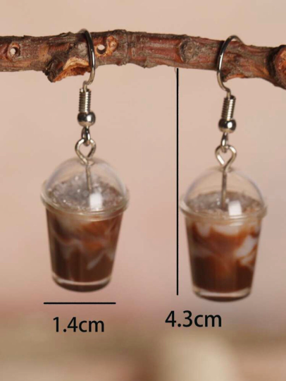 Iced Coffee Frappuccino - Shaker Earrings