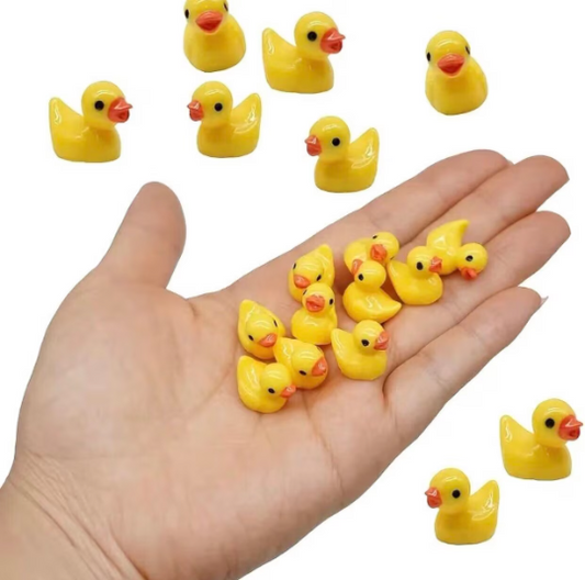 Lot of Yellow Tiny Duck Toys