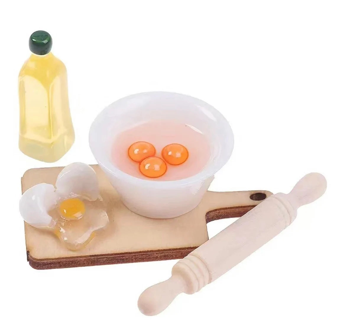 Miniature Dollhouse Baking Set