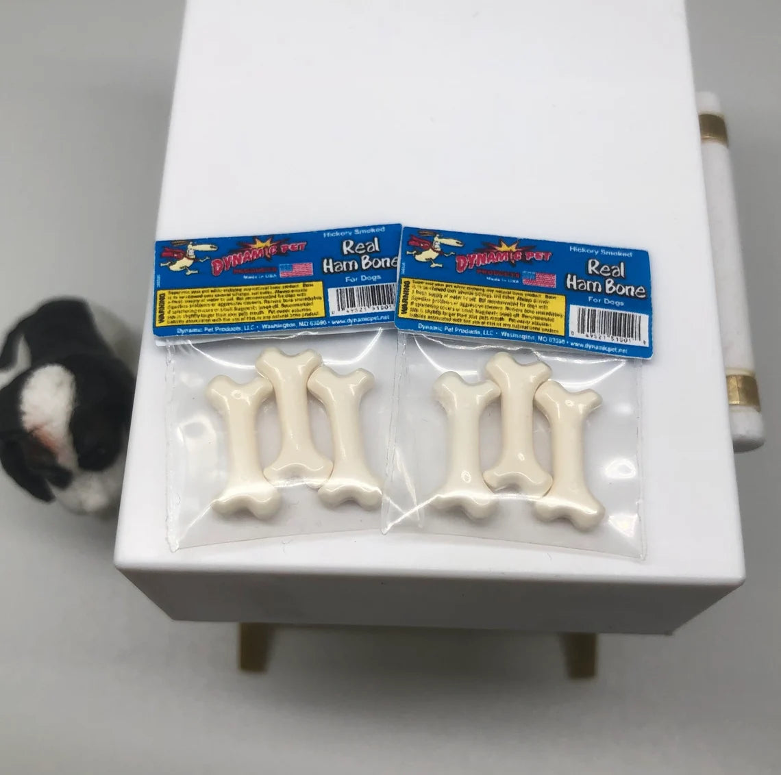 Dollhouse Pack of Ham Bones Dog Treats