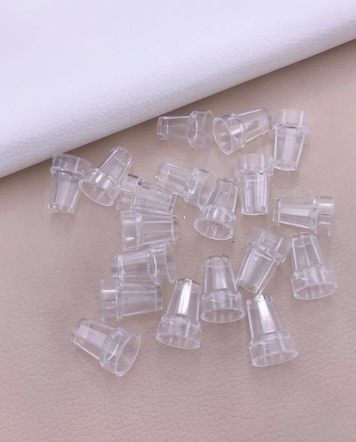 Lot of 10 Miniature Empty Plastic Glass Cups